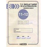 Hız Yayınları 8. Sınıf T.c. İnkılap Tarihi Ve Atatürkçülük Deneme Sınavı 11-12 (Sahaf - Yeni Gibi)