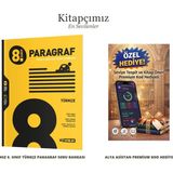 Hız Yayınları 8. Sınıf Türkçe Paragraf Soru Bankası (+Seviye Tespit Uygulama Hediyeli)