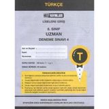 Hız Yayınları 8. Sınıf Türkçe Uzman Deneme Sınavı 4 (Sahaf - Yeni Gibi)