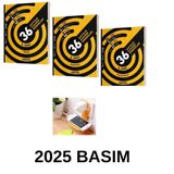 Hız Yayınları 8.SINIF TÜRKÇE+MATEMATİK+FEN BİLİMLERİ 36 HAFTALIK KAZANIM DENEMELERİ 2025-2026 PRİZ TUTUCULU