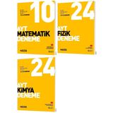 Hız Yayınları Ayt Matematik + Fizik + Kimya Deneme Seti 3 Kitap