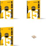 Hız Yayınları Hız Lgs 8. Sınıf Matematik Fen ve Türkçe Meb Uyumlu Deneme Sınavı 3lü Set + Telefon Standı