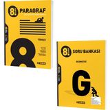 Hız Yayınları LGS 2023 8. Sınıf Paragraf - Geometri Soru Bankası 2 Kitap