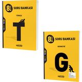 Hız Yayınları LGS 2023 8. Sınıf Türkçe - Geometri Soru Bankası 2 Kitap