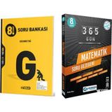 Hız Yayınları Lgs Geometri Soru Bankası ve Matematik 365 Gün Soru Bankası
