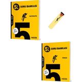 Hız Yayınları (Sınıf: 5) Matematik ve Türkçe Soru Bankası (Fosforlu Kalem)