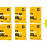 Hız Yayınları TYT Matematik Soru Bankası - Fen Bilimleri Soru Bankası - Türkçe Soru Bankası - Biyoloji Soru Bankası 6'lı Set + Fosforlu Kalem