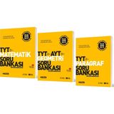 Hız Yayınları TYT Matematik Soru Bankası - TYT-AYT Geometri Soru Bankası - TYT Paragraf Soru Bankası 3'lü Set