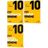 Hız Yayınları Tyt Matematik + Türkçe + Sosyal Deneme Seti 3 Kitap