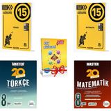Hız Yayınları ve Okyanus Master 8. Sınıf LGS Türkçe - Matematik Deneme Seti - 20 Fen Deneme