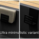 Hızarcıoğlu Bulaşık Süngeri Tutucu Evye Düzenleyici Süngerlik (Ultra Minimalistic Variant) - Siyah