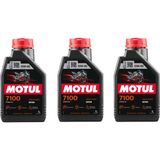 Hızlı Balık Motul 7100 10W40 4t Motosiklet Yağı 1 Lt 3 Adet