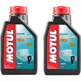 Hızlı Balık Motul Marine Outboard Tech 2t 2 Zamanlı Tekne Motor Yağı 1 Lt 2ADET