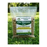 Hızlı Çimlenen Çim Tohumu 2 Kg - 8-10 Günde Çimlenme Uzun Ömür Yeşil Garantili (Şeffaf Paket)