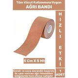 Hızlı Etki Kas Bel Bacak Kol Boyun Sırt Omuz Karın Kalça Spor 5 Metre Isı Ağrı Bandı Ten
