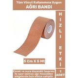 Hızlı Etki Kas Bel Bacak Kol Boyun Sırt Omuz Karın Kalça Spor 5 Metre Isı Bandı Ten - Çok Renkli - Standart