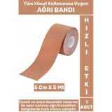 Hızlı Etki Kas Bel Bacak Kol Boyun Sırt Omuz Karın Kalça Spor 5 Metre Isı Bandı Ten
