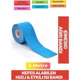 Hızlı Etkili Büyük Boy Kas Bel Bacak Kol Boyun Sırt Omuz Karın Kalça Agrı Isı Bandı 5CMX5M - Çok Renkli