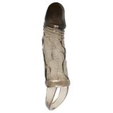 Hızlı Express Pretty Love Maxman 17 Cm Siyah Zenci Uzatmalı Silikon Penis Kılıfı Dildo