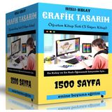 Hızlı Kolay Grafik Tasarım Öğreten Kitap Seti - Enine Boyuna Eğitim