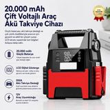 Hızlı Store 20.000 Mah Çift Voltajlı Araç Akü Takviye Cihazı