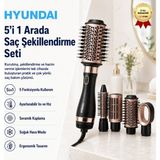 Hızlı Store 5i 1 Arada Saç Şekillendirme ve Kurutma Seti - Renk