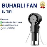 Hızlı Store El Tipi Sisleme Fanı Türbin Yüksek Hızlı Çıkış Taşınabilir Aromatik Abs USB Şarj Edilebilir 1200MAH Pil El Tipi Sprey Fanı
