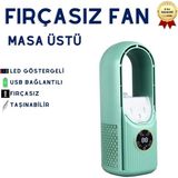 Hızlı Store Pervanesiz 6 Kademeli Sisleme Fanı 100ML Su Hazneli Masaüstü Serinletici