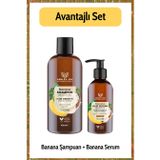 Hızlı Uzamaya Yardımcı Vegan Keratin Içeren Banana Yoğun Bakım Seti