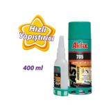 Hızlı Yapıştırıcı Şeffaf Güçlü 400 Ml Sprey + 100 Gr Yapıştırıcı