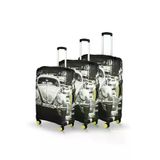 hızlıvaliz My Saraciye Valiz Kılıfı Bavul Koruyucu 3Lü Set (Beyaz-Car) KILIFBEYAZ-CARSET