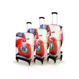 hızlıvaliz My Saraciye Valiz Kılıfı Bavul Koruyucu 3Lü Set (Kirmizi-Car) KILIFKIRMIZI-CARSET