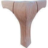 Hizmet Ahşap Avangart Ayak 18 cm - Komidin Dolap Koltuk Vestiyer Dresuar Ayağı
