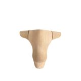 HİZMET AHŞAP Lükens Ayak 12 Cm Kulaklı Dolap,koltuk,komidin Ayakağo