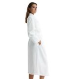 HIZSOY TEKSTİL Beyaz Unisex Bornoz (Beyaz, L)
