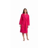 HIZSOY TEKSTİL Unisex Bornoz (Fuşya, XS)