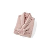 HIZSOY TEKSTİL Unisex Bornoz (Pudra, S)