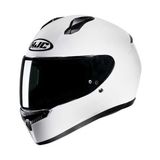 Hjc C10 Beyaz Full-Face Motosiklet Kaskı – Ece 22.06, Pinlock Ready, Hafif ve Konforlu