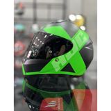 Hjc C10 Kask Tez MC4HSF Siyah Kırmızı Kask - Yeşil
