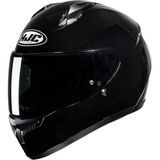 Hjc C10 Tam Yüz Kask Mikrometrik Çene Bağlantısı ile UV Koruma Siyah Polikarbonat - 2XL