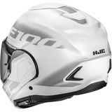 Hjc F100 Hetal MC10 Çene Açılır Kask - Beyaz - Gri