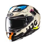 Hjc F71 Faco MC28 Kapalı Kask - XL - Krem