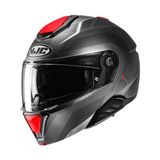 Hjc I91 Arven MC1SF Çene Açılır Motosiklet Kaskı Gri Kırmızı - XL - Çok Renkli