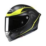Hjc Rpha1 Lovis MC3HSF Kapalı Motosiklet Kaskı Siyah Sarı - Renkli