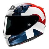 Hjc Rpha12 Ottın Mc21Sf Kapalı Kask Beyaz Siyah Mavi Karbon Fiber Malzeme XL Beden