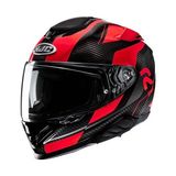 Hjc RPHA71 Carbon Kapalı Motosiklet Kaskı Kırmızı - Renkli
