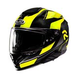 Hjc RPHA71 Hamil MC3H Carbon Kapalı Motosiklet Kaskı Neon - Standart - Renkli
