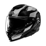 Hjc RPHA71 Hamil Mc5 Carbon Kapalı Motosiklet Kaskı Gri - Renkli