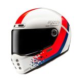 Hjc V10 FQ20 Retro MC21 Kapalı Motosiklet Kaskı - XL - Renkli