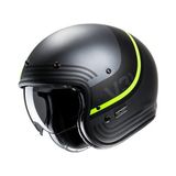 Hjc V31 Byron MC3HSF Yarım Motosiklet Kaskı Mat Siyah Neon - Renkli